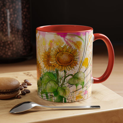 Sunflowers Party Coffee Mug