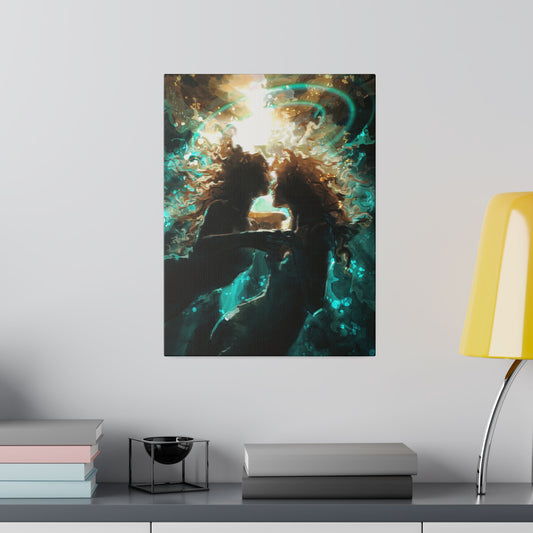 Submerged Love - Print on Canvas