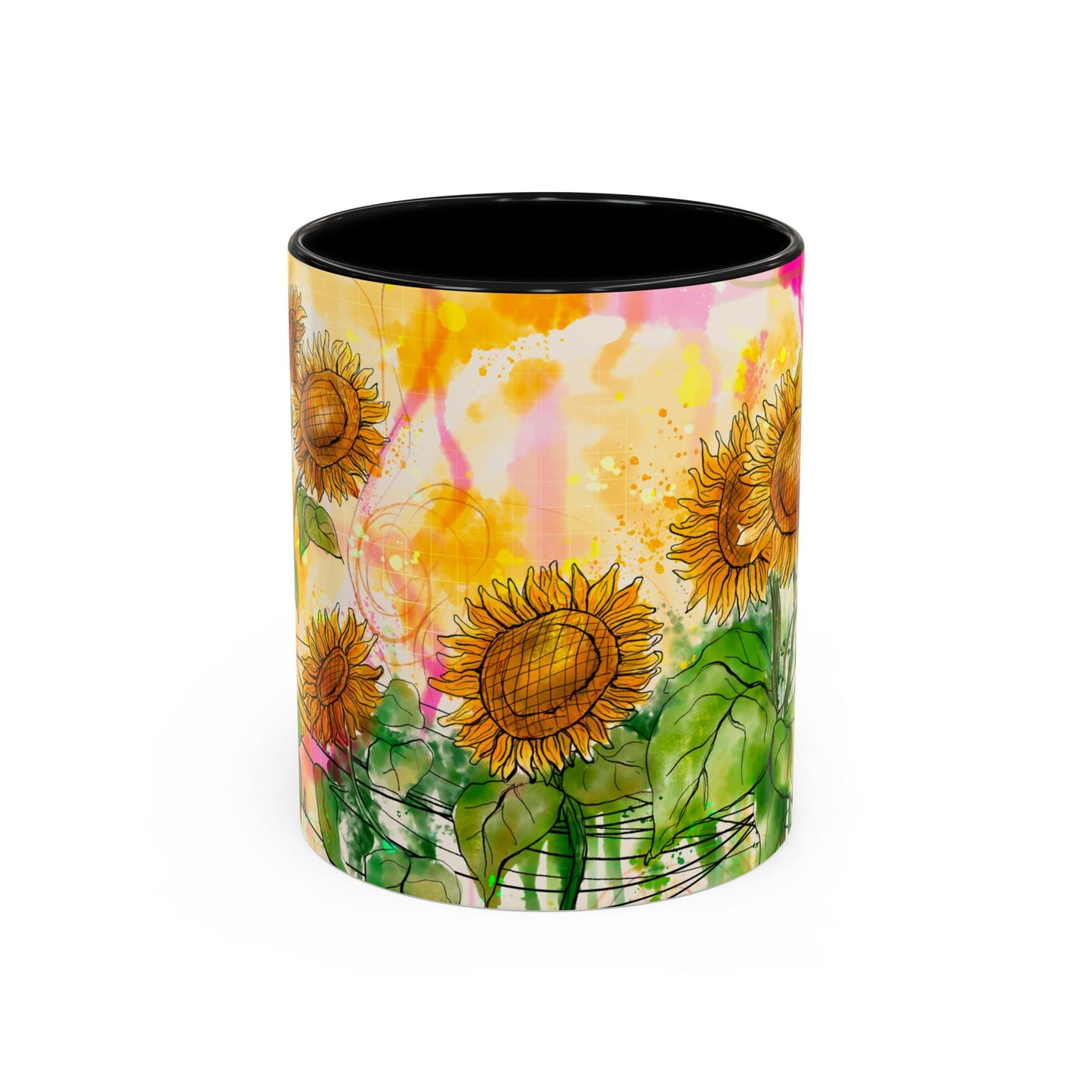 Sunflowers Party Coffee Mug