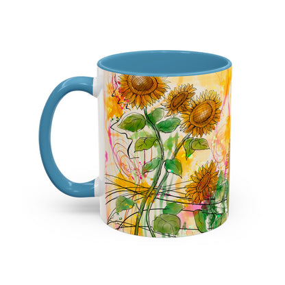 Sunflowers Party Coffee Mug